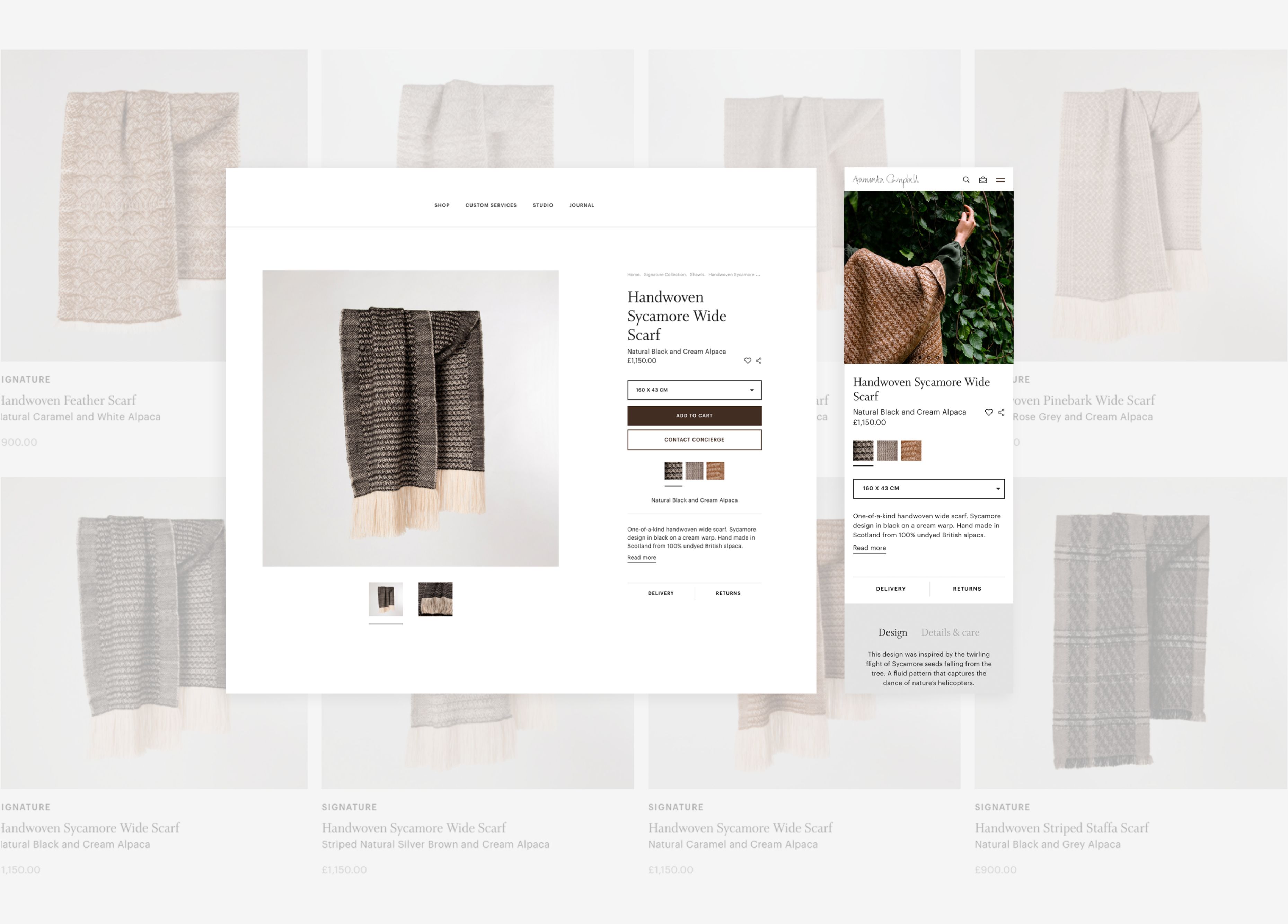 Araminta Campbell Product page